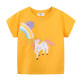 18M-7Y Toddler Girls Unicorn Shorts Sleeve T-Shirts  Girls Clothes  