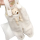 9M-6Y Unisex Pocket Bear Plush Overalls  Toddler Boutique Clothing  
