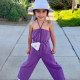 18M-7Y Toddler Girls Strapless Halter Neck Jumpsuit  Girls Clothes  