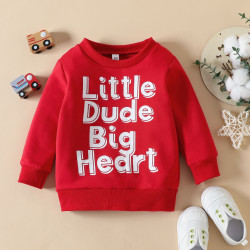 9M-4Y Toddler Valentine'S Day Letter T-Shirt Sweatshirt  Toddler Boutique Clothing  