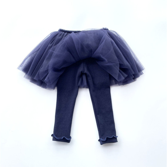 9M-4Y Toddler Girls Solid Mesh Skirt Legging  Girls Clothes  