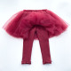 9M-4Y Toddler Girls Solid Mesh Skirt Legging  Girls Clothes  