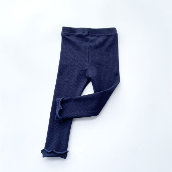 9M-4Y High Bounce Solid Color Wave Simple Style Leggings Baby  Clothing  