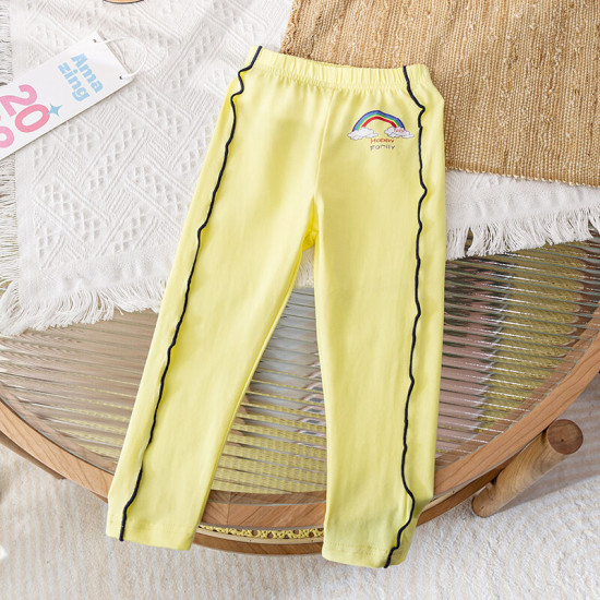 18M-7Y Toddler Girls Rainbow Casual Pants  Girls Fashion Clothes  