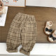 18M-7Y Toddler Girls Plaid Corduroy Pants  Girls Clothes  