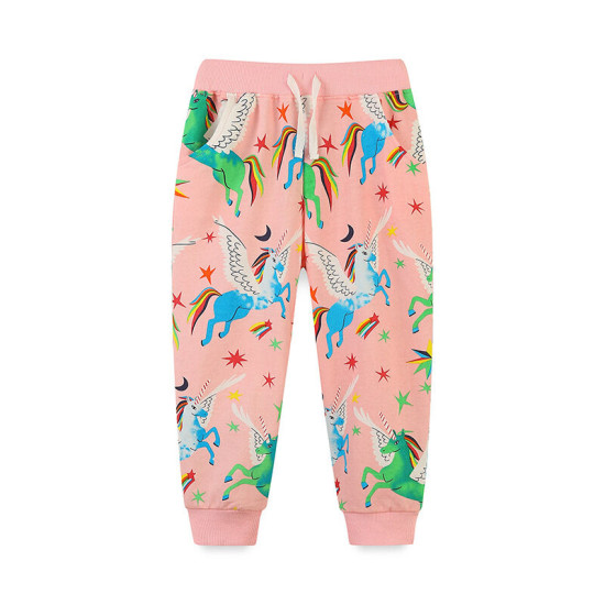 18M-7Y Toddler Girls Cotton Cartoon Trousers  Girls Clothes  