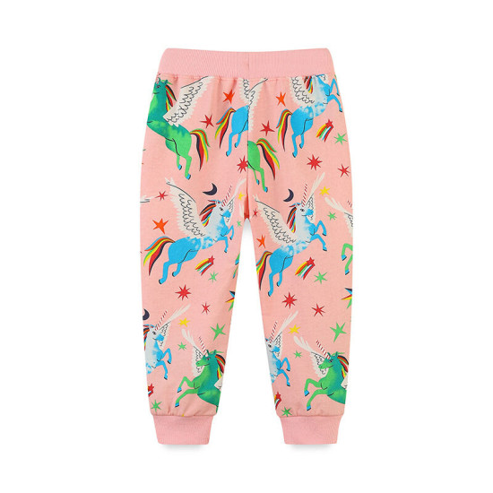 18M-7Y Toddler Girls Cotton Cartoon Trousers  Girls Clothes  