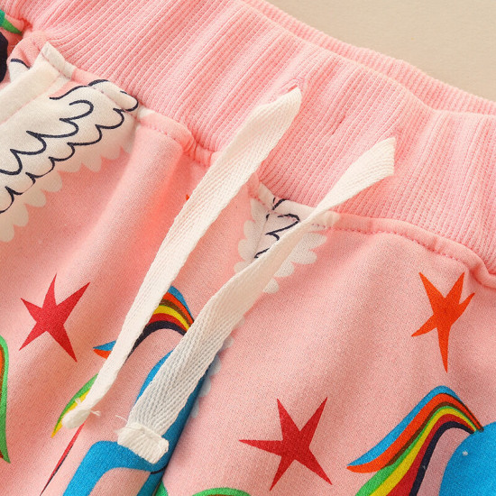 18M-7Y Toddler Girls Cotton Cartoon Trousers  Girls Clothes  