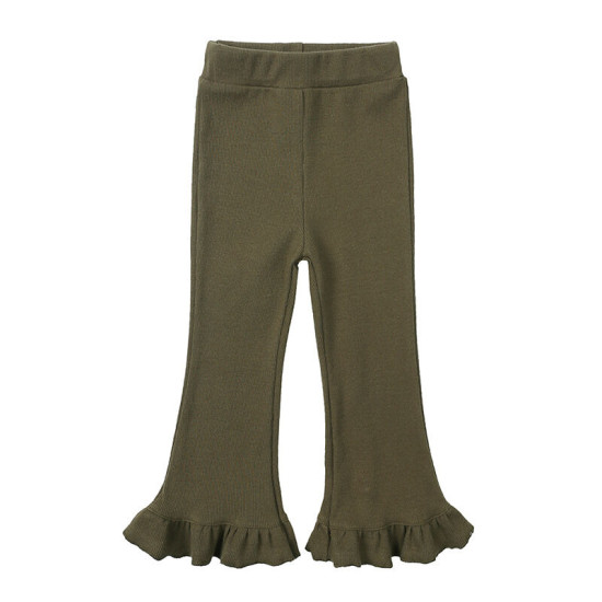 18M-7Y Toddler Girls Plain Vintage Flared Pants  Girls Clothing Suppliers  