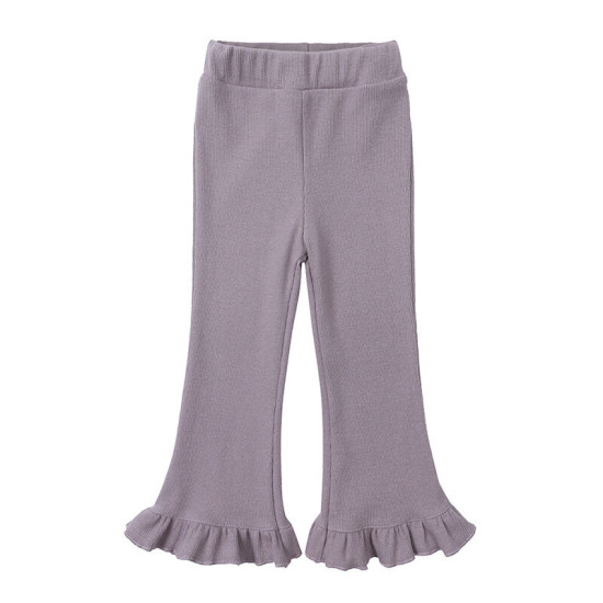 18M-7Y Toddler Girls Plain Vintage Flared Pants  Girls Clothing Suppliers  