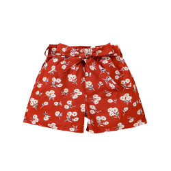18M-6Y Toddler Girl Floral Print Casual Shorts With Waistband Girl  Boutique Clothing  