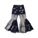 18M-6Y All-Matched Denim Flares Trousers Set  Kids Boutique Clothing  