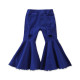 18M-6Y All-Matched Denim Flares Trousers Set  Kids Boutique Clothing  