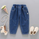 Kids Embroidered Stretch Denim Jeans  Toddler Boutique Clothing  