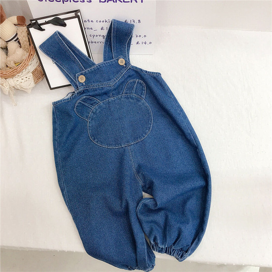 9M-6Y Toddler Girls Cartoon Denim Overalls Or Shirts  Girls Clothing Suppliers  