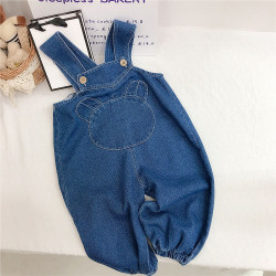 9M-6Y Toddler Girls Cartoon Denim Overalls Or Shirts  Girls Clothing Suppliers  