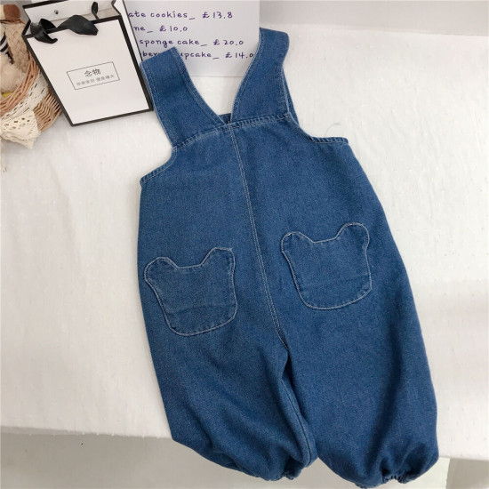 9M-6Y Toddler Girls Cartoon Denim Overalls Or Shirts  Girls Clothing Suppliers  