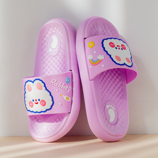 Cartoon Summer Children's Slippers Non-Slip Bath Shoes  Kids Accessories  