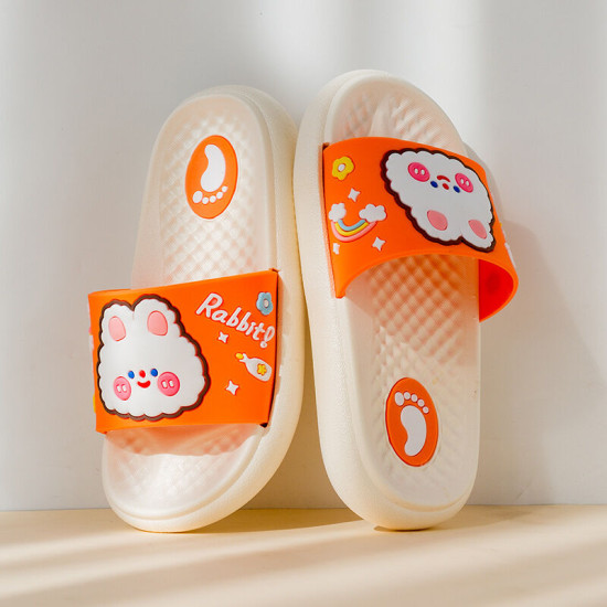 Cartoon Summer Children's Slippers Non-Slip Bath Shoes  Kids Accessories  