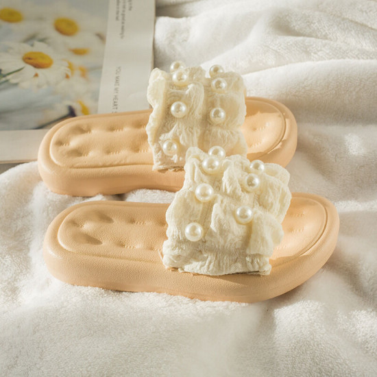 Princess Puff Pearl Girls Slippers Soft Sole Children's Shoes  Accessories Vendors  