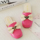 Kids Girls Candy Color Low-Heeled Children's Sandals And Slippers  Accessories Vendors  
