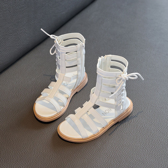 Kids Roman Shoes For Girls Lace-Up Beach Sandals  Accessories Vendors  