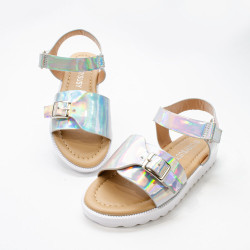 Kids Girls Velcro Laser Sandals  Kids Shoes  