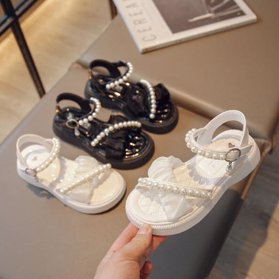 Kids Girls Beaded Princess Sandals  Kids Shoes  