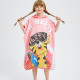 Toddler Kids Beachwear Cartoon Printing Children's Beach Bathrobe Wear Bath Towel Swimming Cloak Quick-Drying  