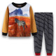18M-6Y Toddler Cartoon Cute Animal Cotton Long Sleeve Pajamas Set  Toddler Clothes  
