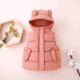 18M-7Y Toddler Girls Solid Color Thick Down Jacket Cotton Vest Coats  Girls Clothes  