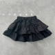 2-12Y Big Kids Girls Solid Color Ruffle Trim Skirts  Kids Boutique Clothing  