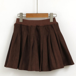 4-14Y Half Turtleneck Knitwear Sweaters And Solid Color Skirt  Kids Boutique Clothing  