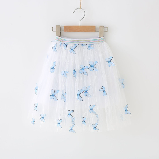 2-7Y Toddler Girls Butterfly Mesh Skirts Girl  Boutique Clothing  
