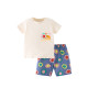 18M-7Y Toddler Girls Letter Flower Print T-Shirts And Shorts  Girls Clothes  