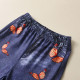 18M-6Y Toddler Girls Sets Butterfly Print T-Shirt Faux Denim Flared Pants  Girls Clothes  
