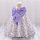 12M-3Y Toddler Girls Floral Big Bow Princess Dress  Girls Clothes  