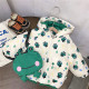 12M-5Y Toddler Boys Cartoon Frog Print Hooded Coats & Jackets  Boys Boutique Clothing  