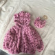 9M-6Y Toddler Pink Leopard Print And Brown Polka Dot Hooded Coats  Toddler Boutique Clothing  