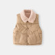 2-7Y Toddler Boys Fur Collar Waistcoat Sleeveless Vest  Boys Clothing  