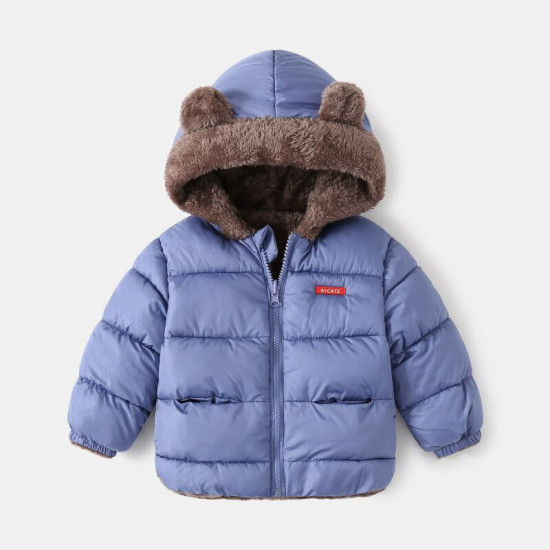 18M-6Y Toddler Boys Casual Hooded Fleece Cotton Jackets  Boys Clothing  