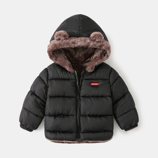 18M-6Y Toddler Boys Casual Hooded Fleece Cotton Jackets  Boys Clothing  