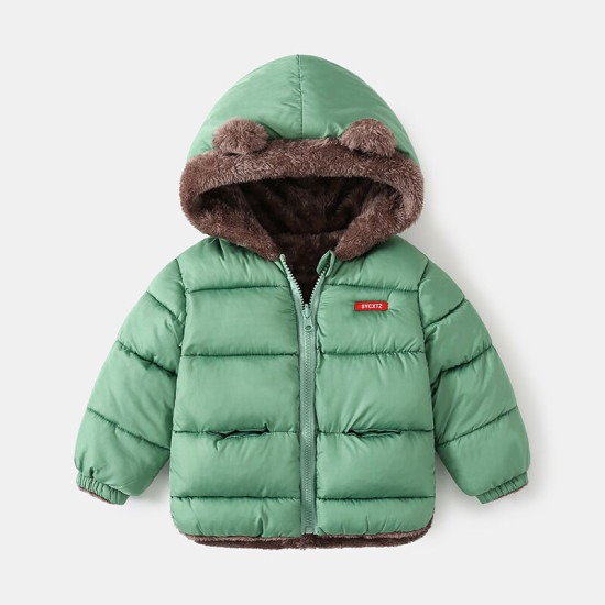 18M-6Y Toddler Boys Casual Hooded Fleece Cotton Jackets  Boys Clothing  