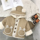 9M-5Y Toddler Boys Cotton Hooded Jacket With Fleece  Boys Clothing  