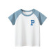 18M-7Y Toddler Boys Contrast Shorts Sleeve T-Shirts  Boys Clothing  
