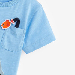 18M-7Y Toddler Boys Shark Print T-Shirts  Boys Clothes  
