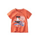 18M-7Y Toddler Boys Cartoon Print Shorts Sleeve T-Shirts  Boys Clothes  