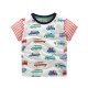 18M-7Y Toddler Boys Car Print Shorts Sleeve T-Shirts  Boys Clothes  