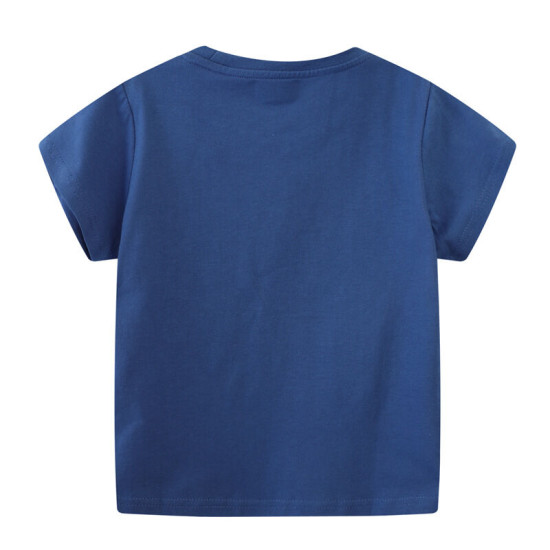 18M-7Y Toddler Boys Excavator Round Neck T-Shirts  Boys Clothes  