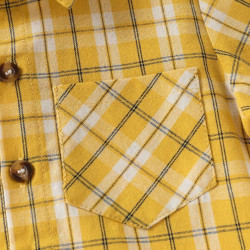 18M-6Y Toddler Boys Lapel Long Sleeve Plaid Shirts  Boys Clothing  